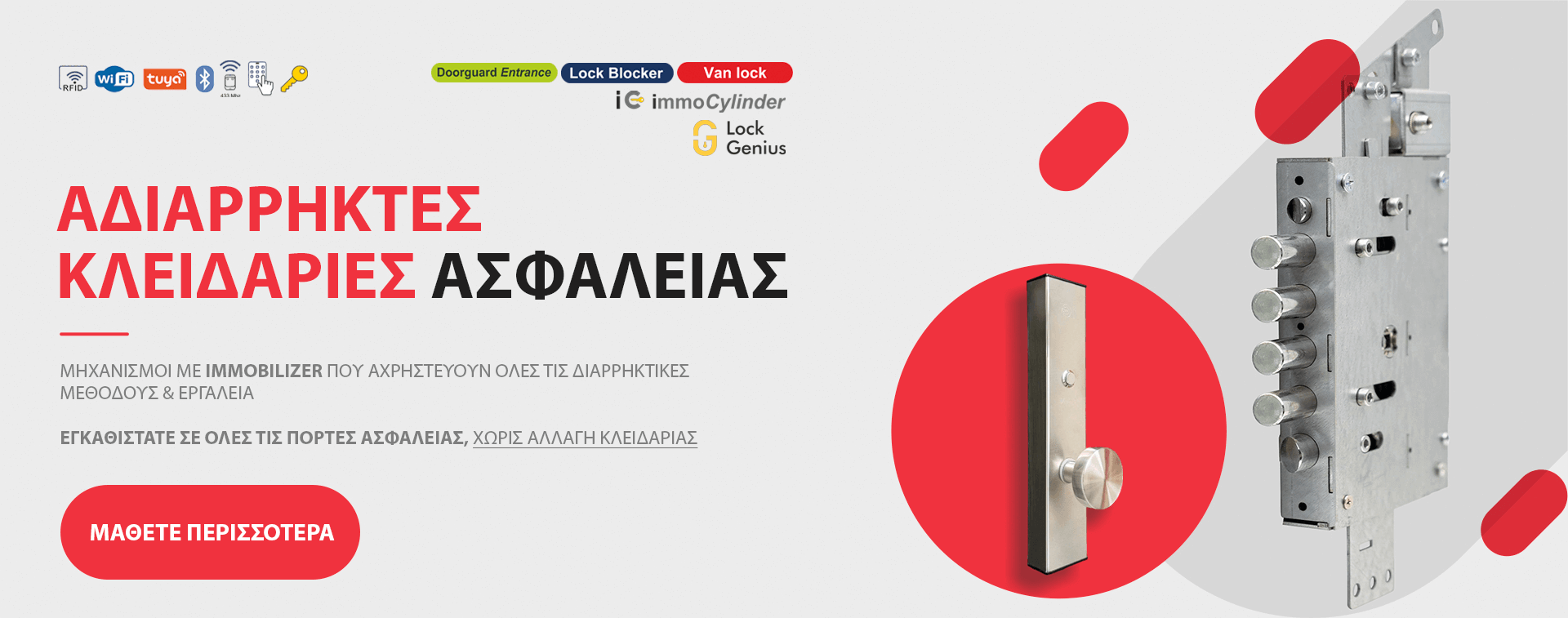 Ηλεκτρονική Κλειδαριά Πόρτας Ασφαλείας